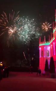 Feuerwerk am Feuerwerk am Dormero Schlosshotel Reichenschwand